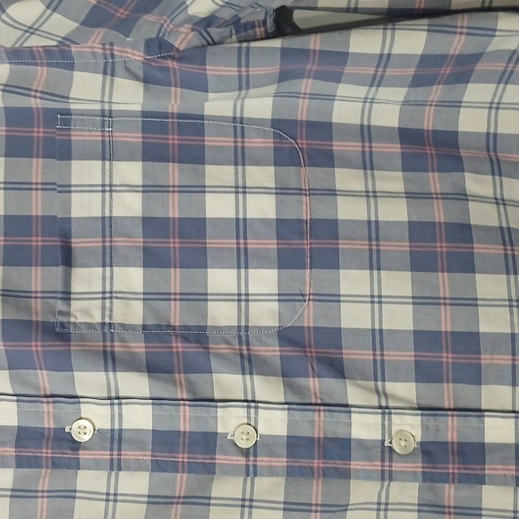 Vineyard vines Men's Purple Plaid Shirt, long-sleeved, pre-owned excellent cond - Picture 5 of 7